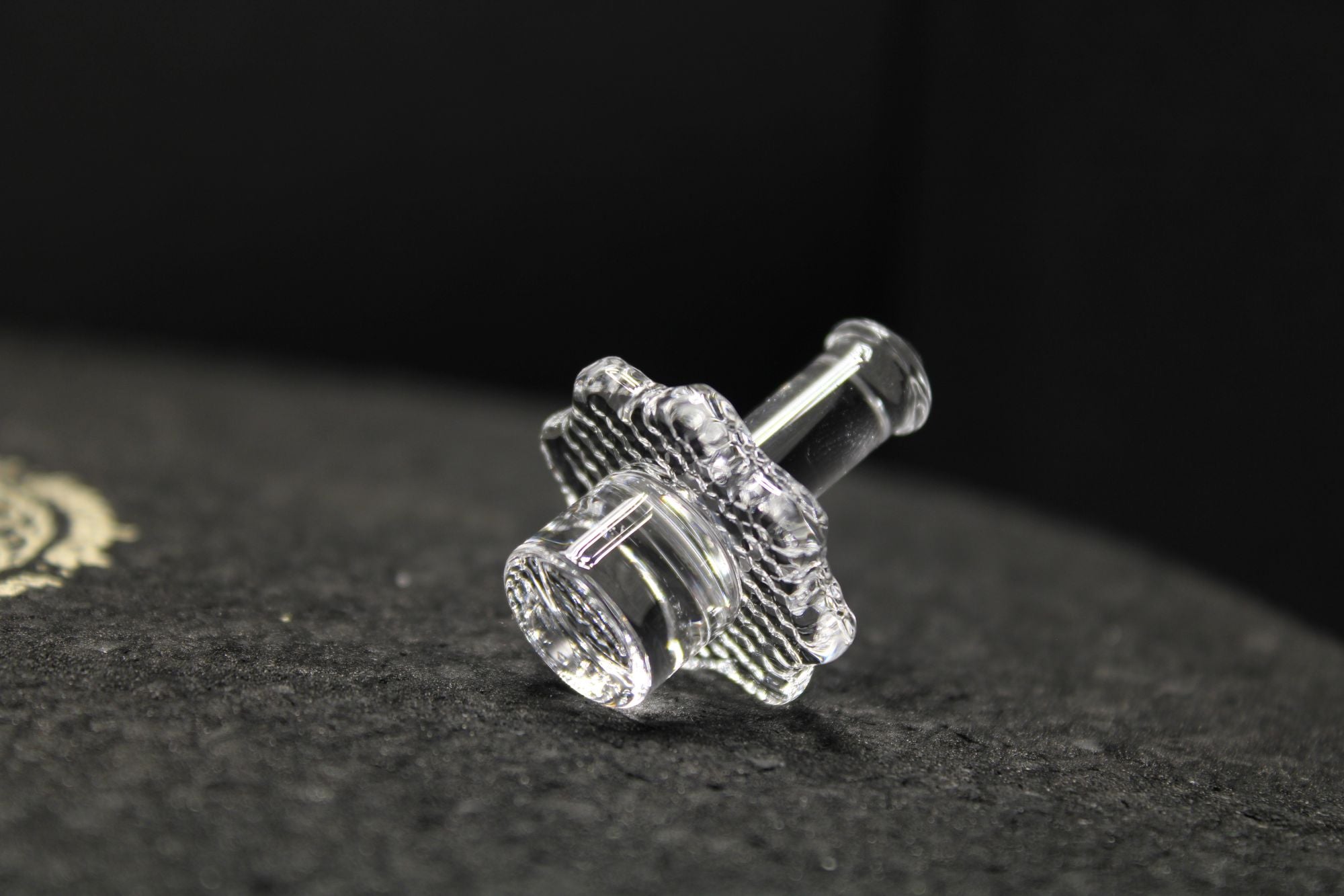 Engraved Top – Precision-Carved Glass Insert